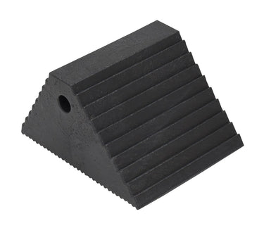 PLASTIC DUAL SLOPE WHEEL CHOCK BLACK